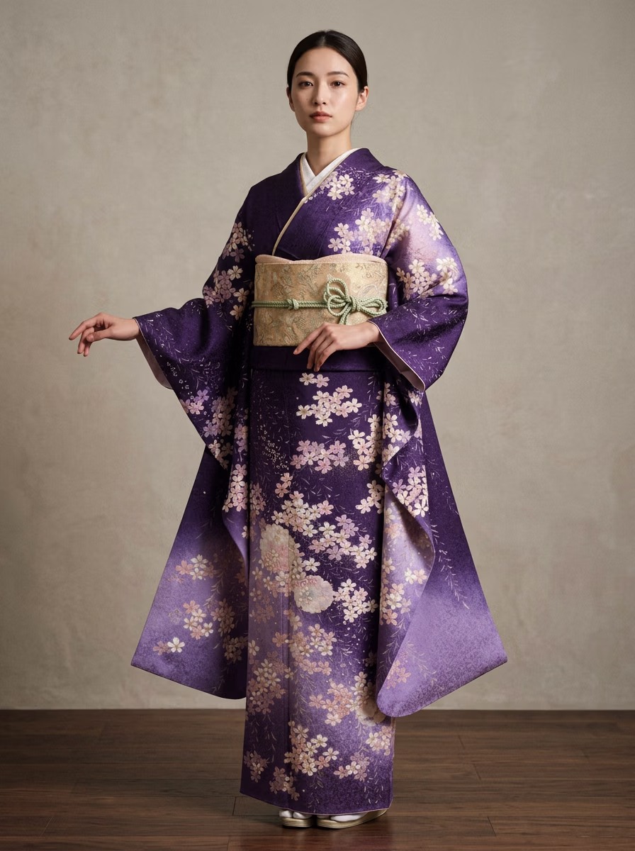 East Asian Yukata 浴衣 AI virtual try-on — Yukata 浴衣 fashion model photoshoot by VERA Fashion AI