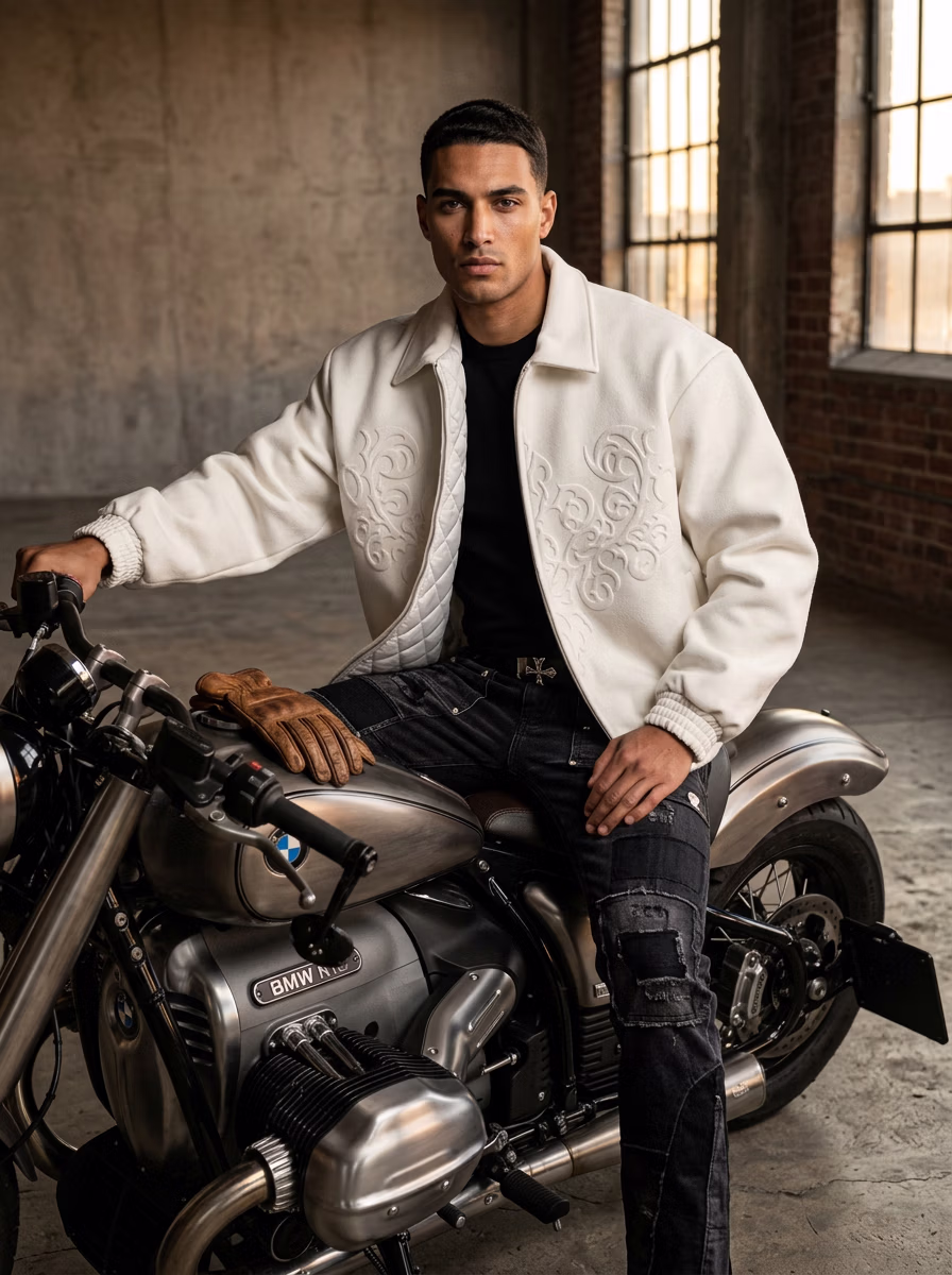 Men's Jacket for Men AI virtual try-on — Casual Jacket Fo Men fashion model photoshoot by VERA Fashion AI