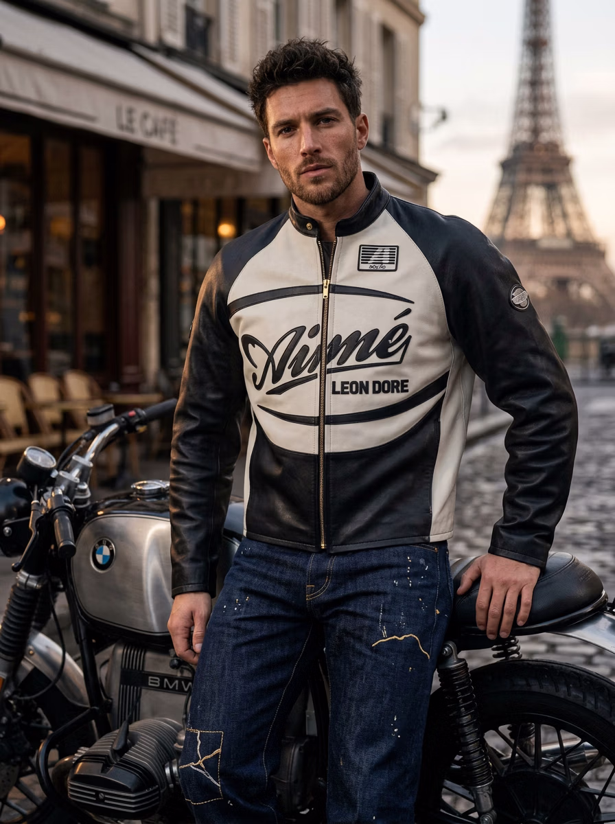 Men's Jacket for Men AI fashion photoshoot and virtual try-on gallery