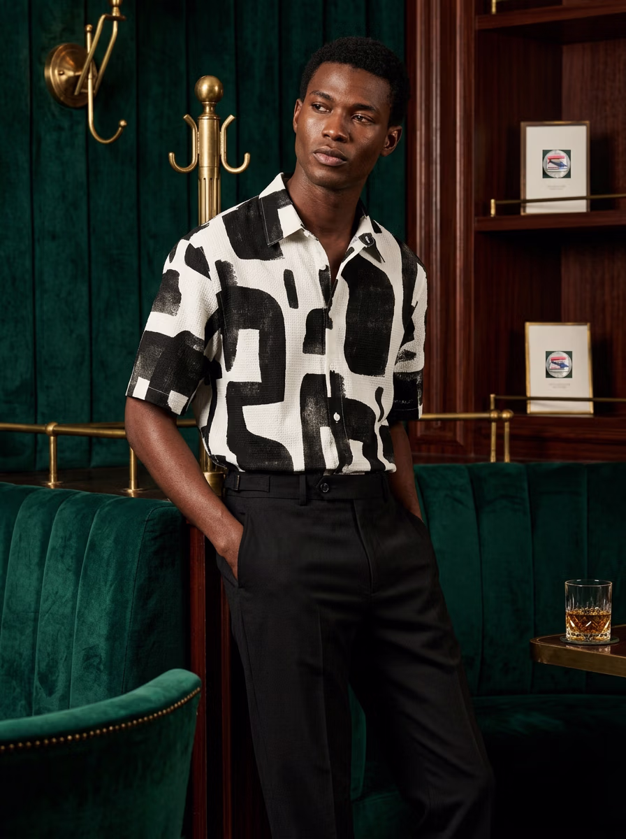 Men's Shirts for Men AI fashion photoshoot and virtual try-on gallery