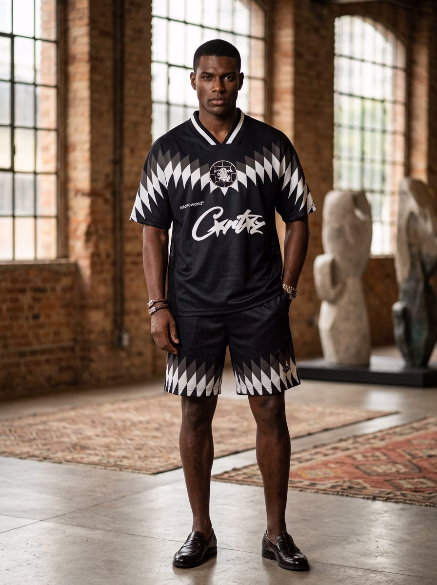 Men's T-Shirt for Men AI virtual try-on — Mens Sports T-Shirts fashion model photoshoot by VERA Fashion AI